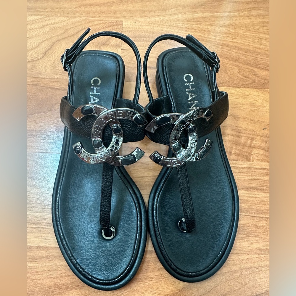 Chanel black Sandals